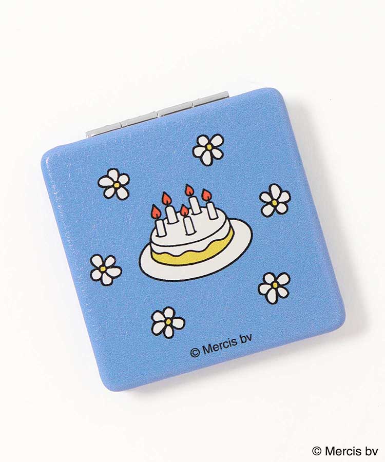 MIFFY BLUE FLOWERコンパクトミラー