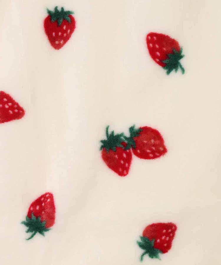 フルーツボア付きブランケット