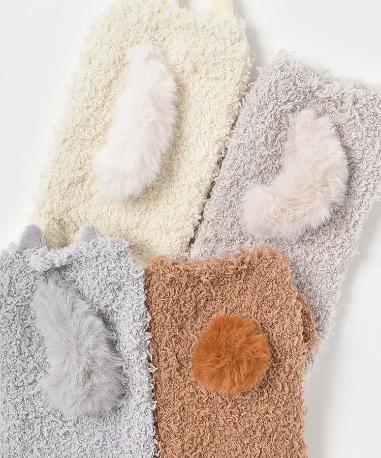 ムームーもこもこルームソックス