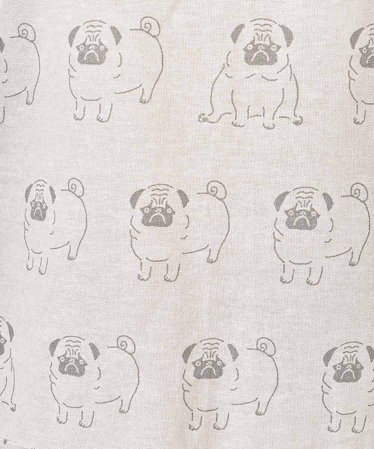 プリント総柄エプロン