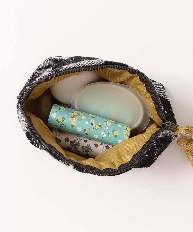 クラフトインディアネコミニポーチ