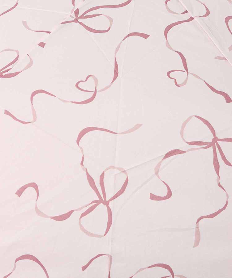 ハートリボン折りたたみ雨傘