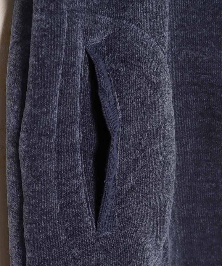 モールヤーンボアロングベスト