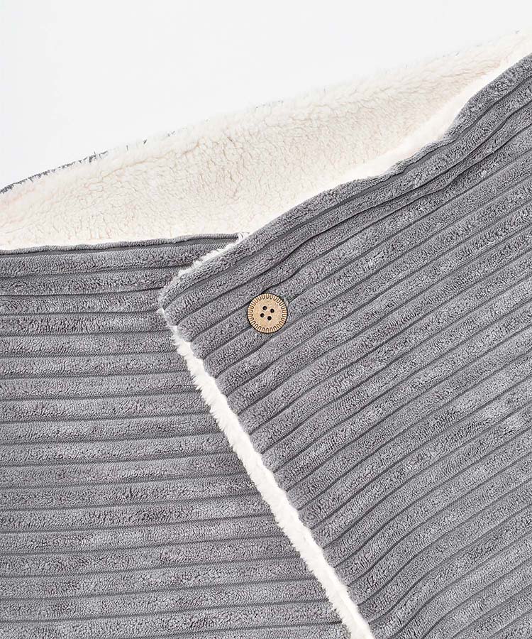 ≪SALE≫コーデュロイ裏ボアブランケット