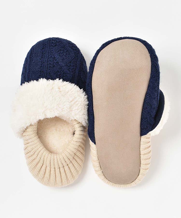 ニットルームシューズ