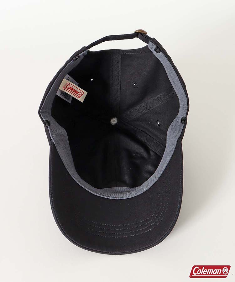 colemanくま刺繍ウォッシュキャップ