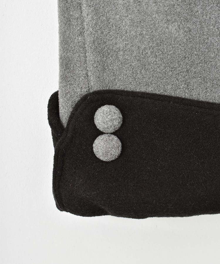 バイカラーボタングローブ