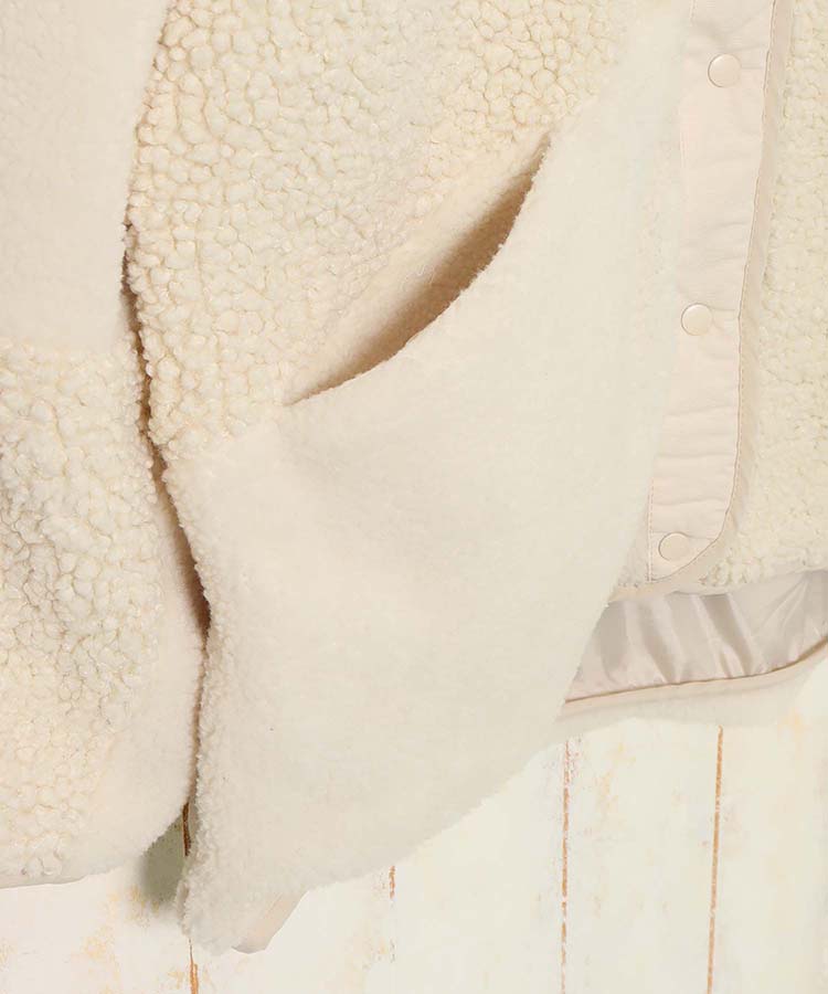 パッチワークブルゾン