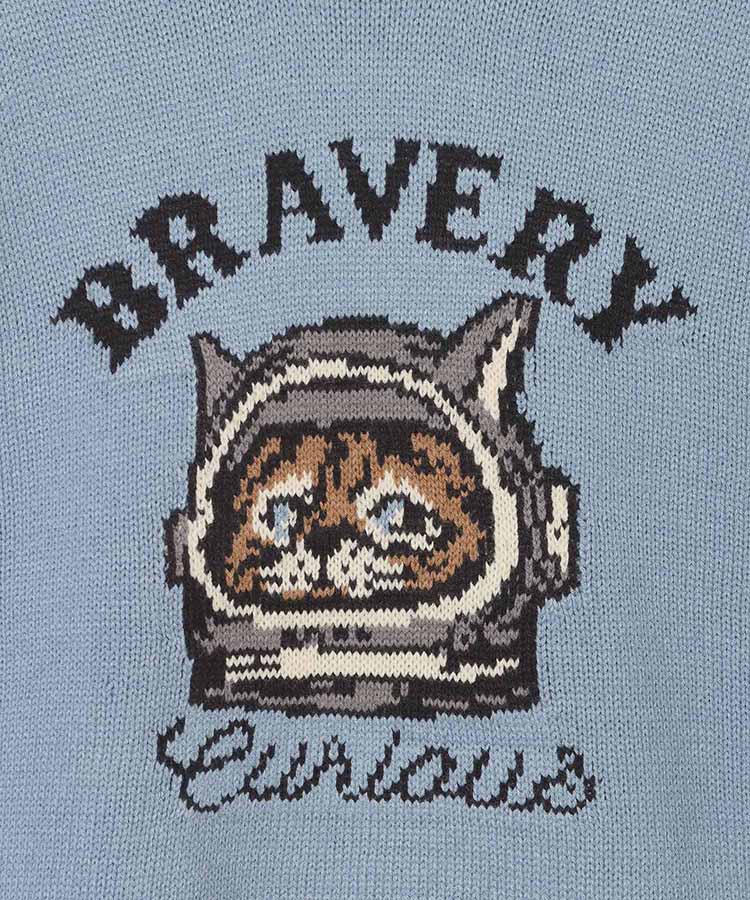 アニマルジャガードニット