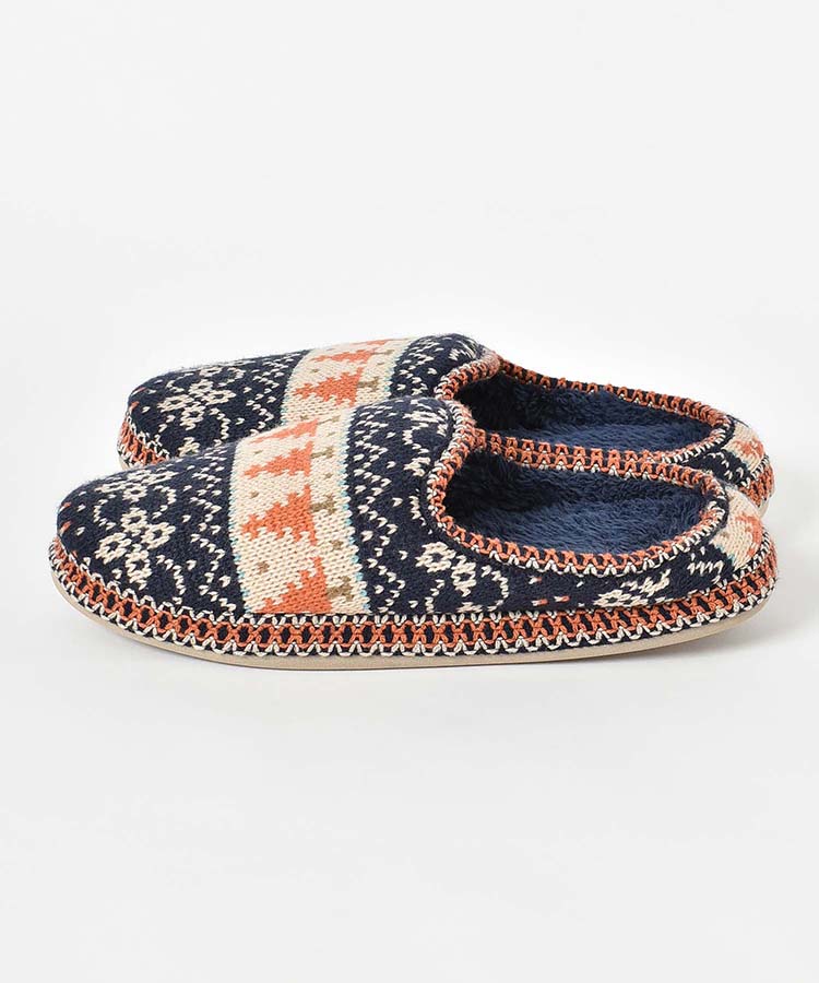 ツリー柄ルームシューズL