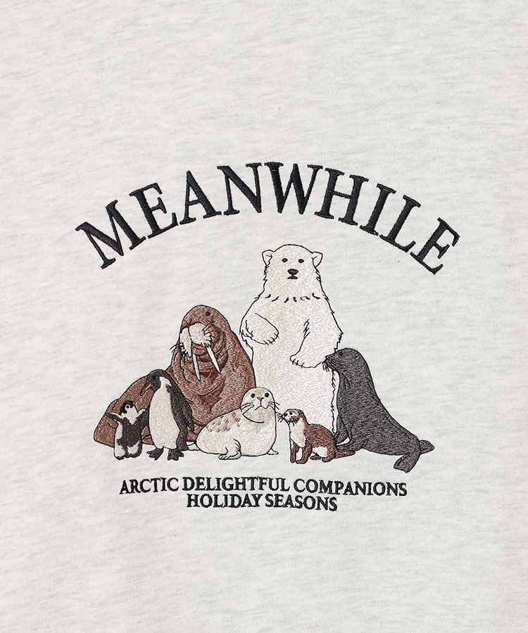 アニマル刺繍スウェット