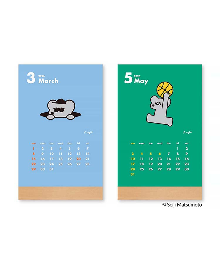 ANDY卓上カレンダー