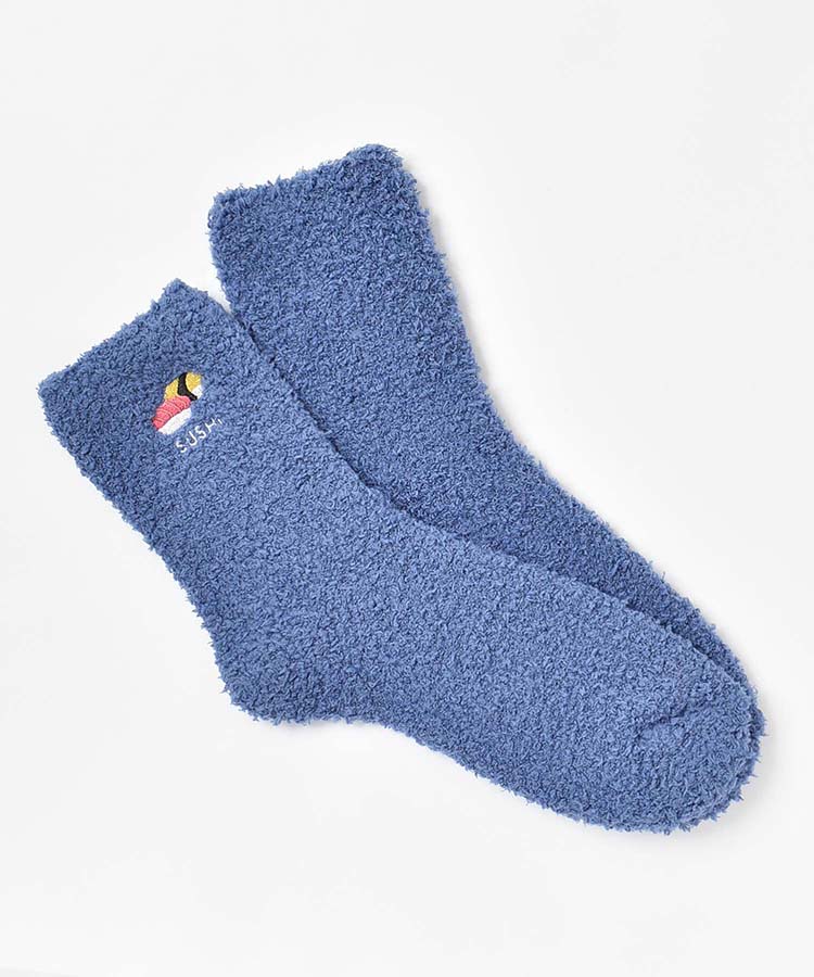 たべもの刺繍ルームソックス