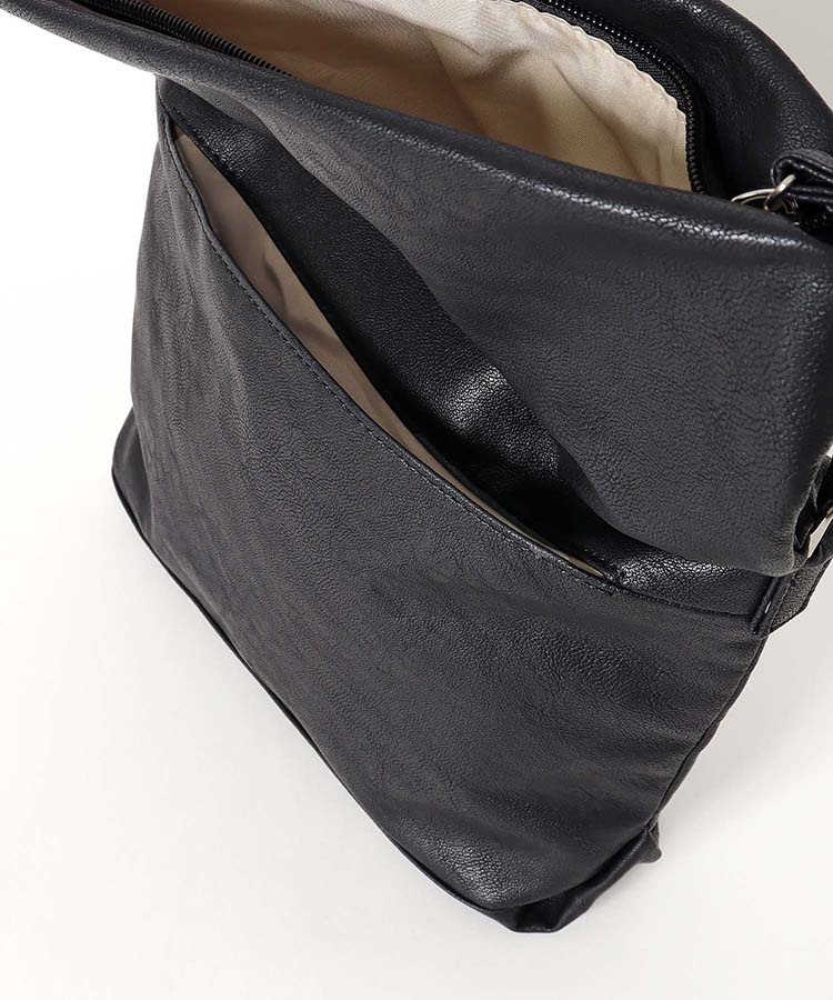 ユニプレーン口折れショルダーバッグ