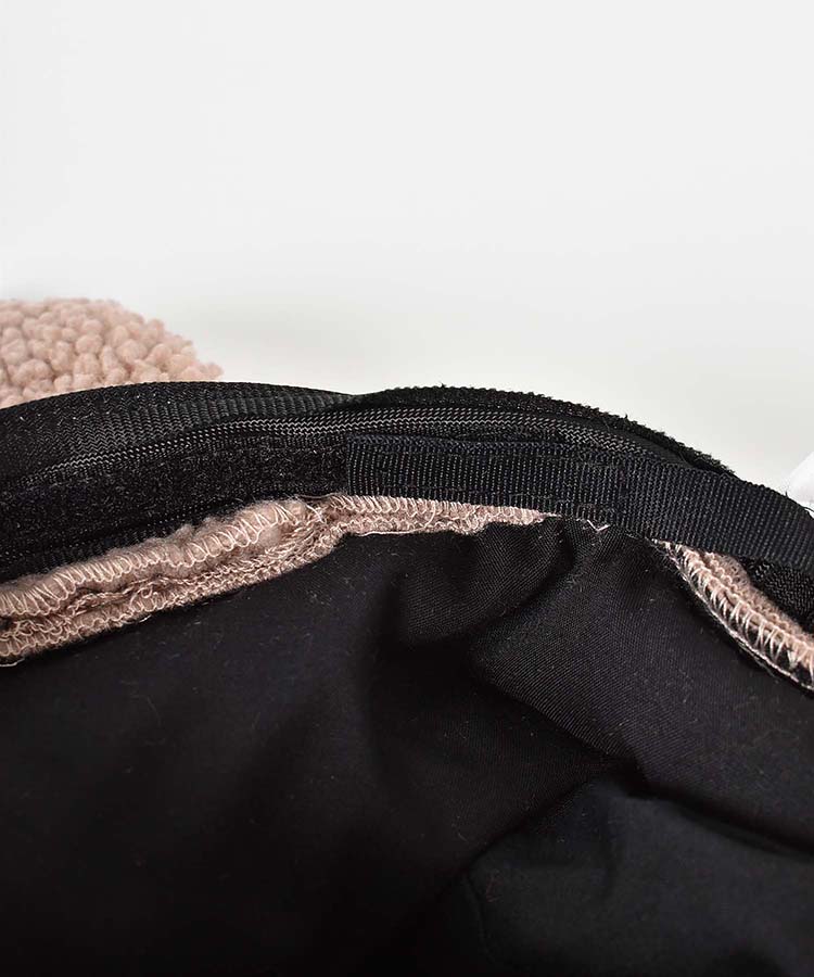 ボア耳付きハット