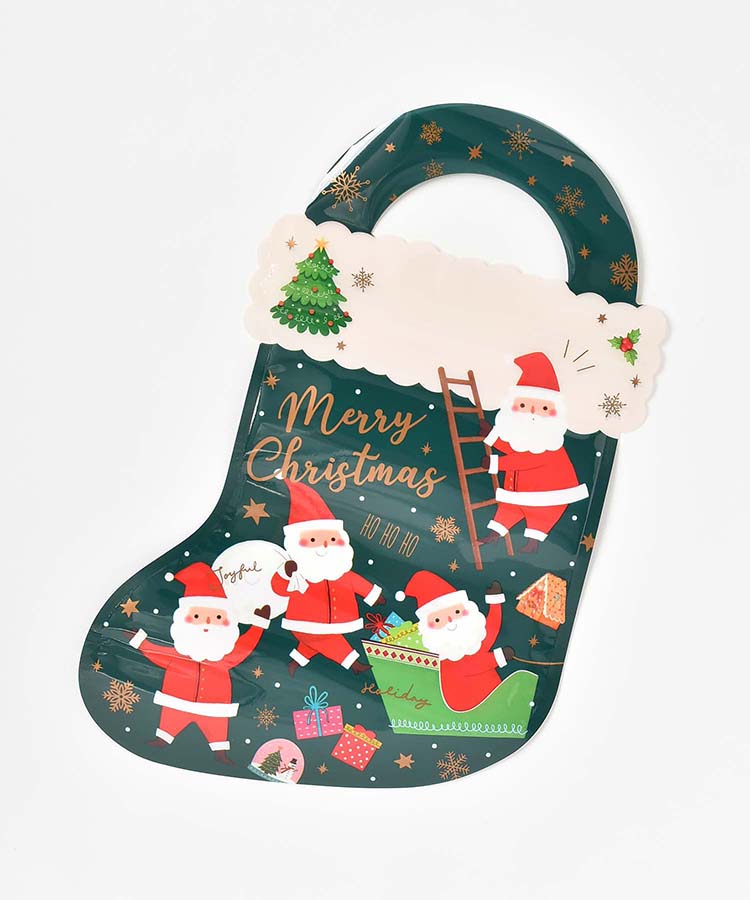 クリスマスダイカットジップバッグ