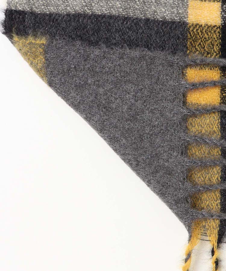 ジョーゼット織チェックストール