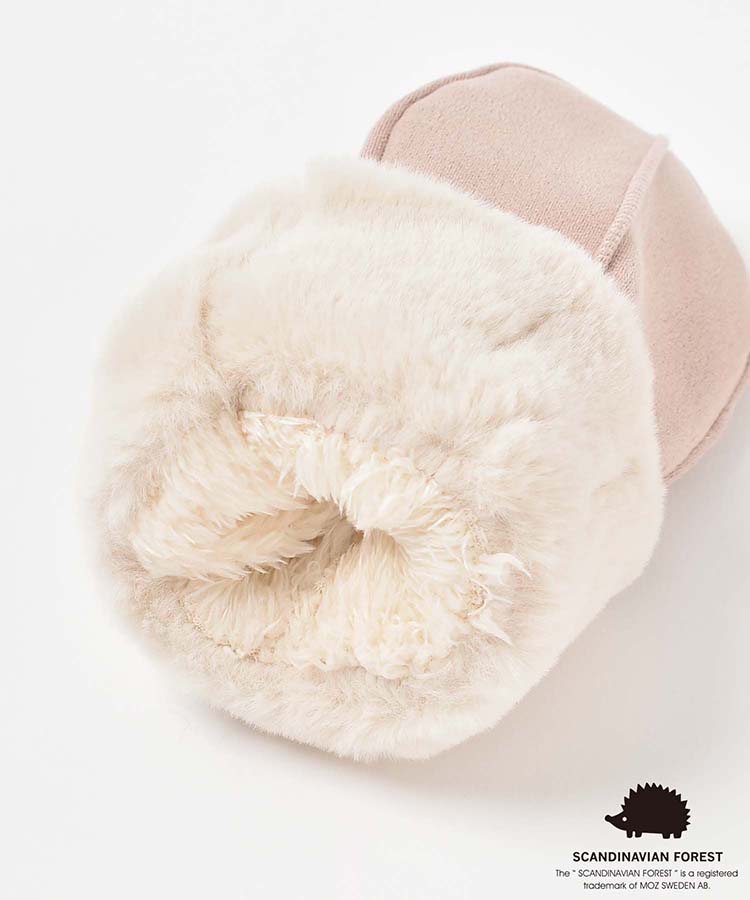 スカンジナビアンフォレスト スエード調ミトングローブ