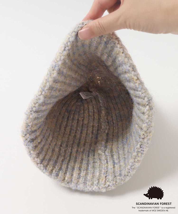 スカンジナビアンフォレスト 刺繍ニット帽