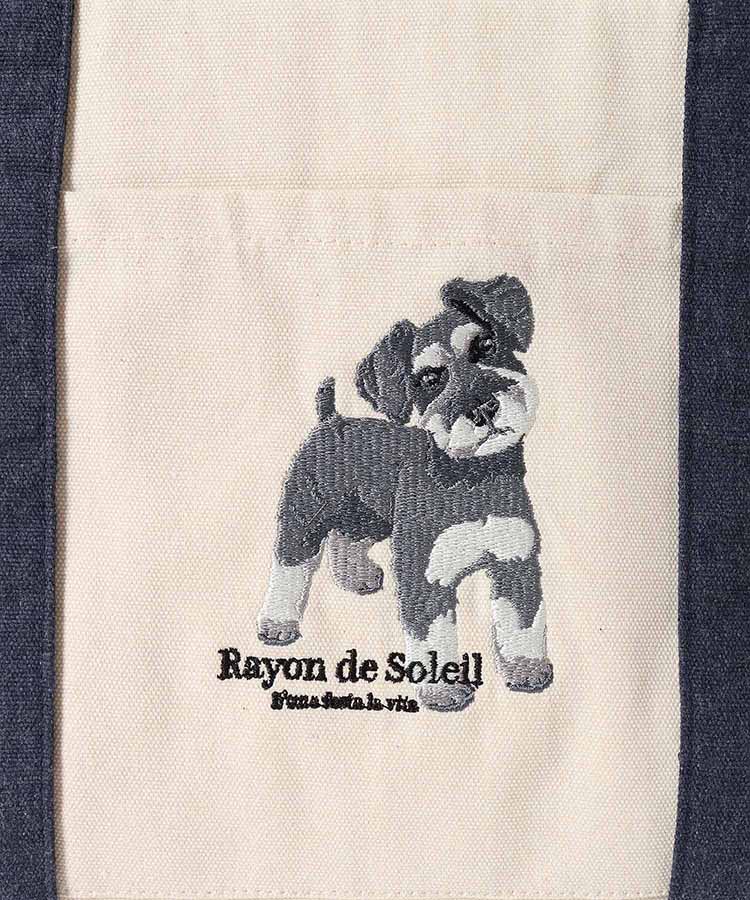 アニマル刺繍保冷トート