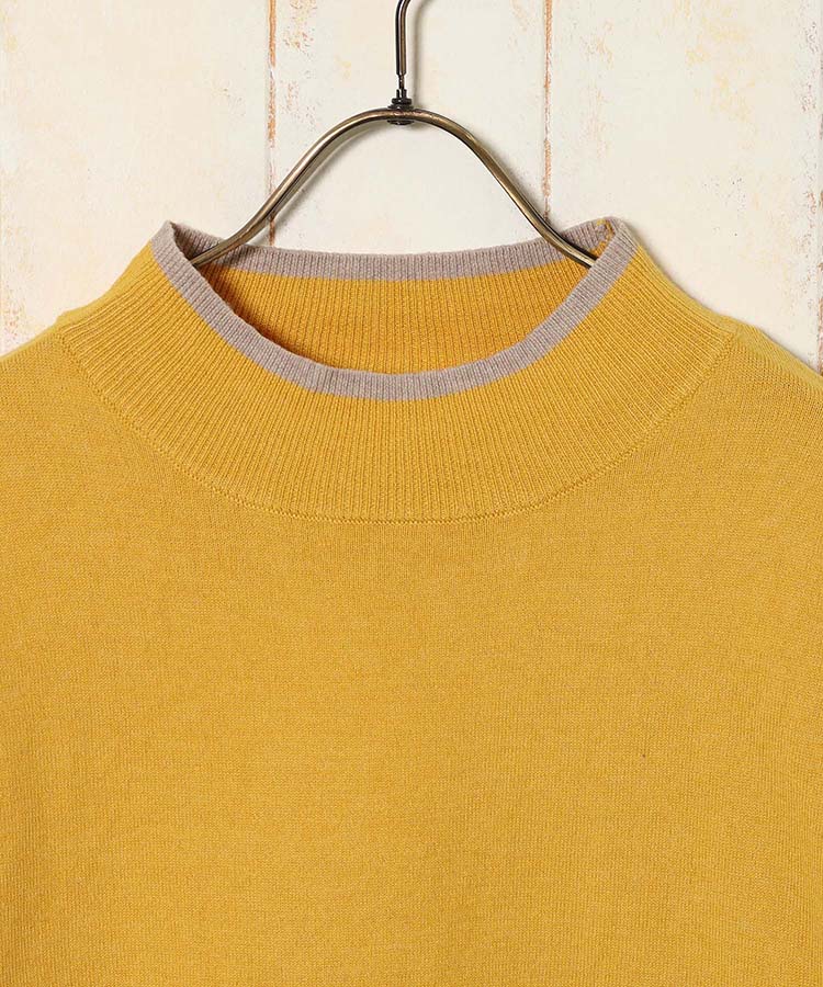 バイカラープルオーバー