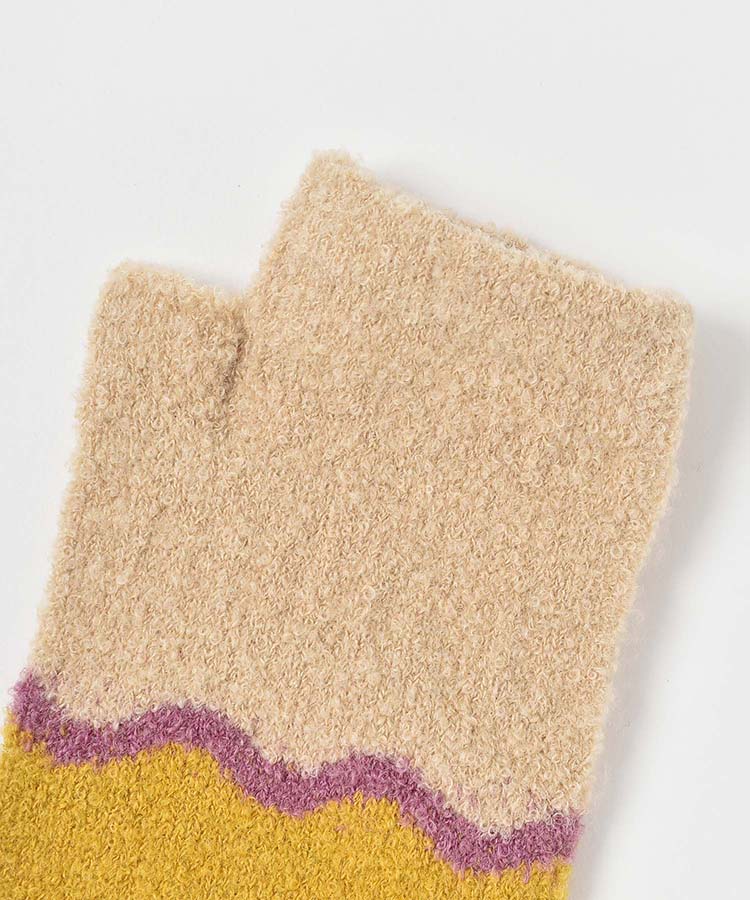 もこもこウェーブアームカバー