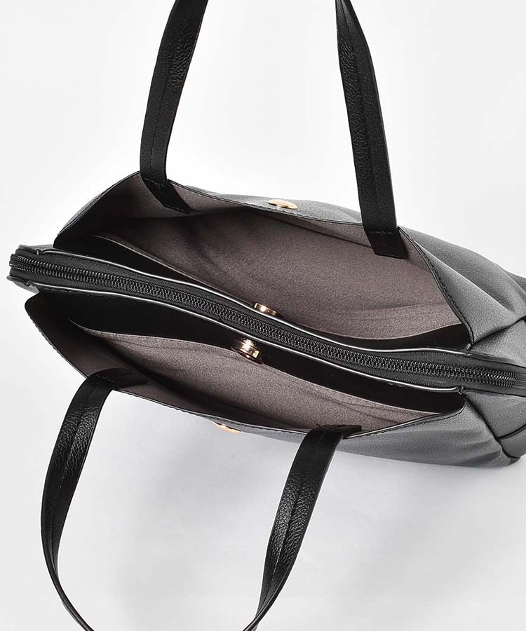 合皮3層軽量トート