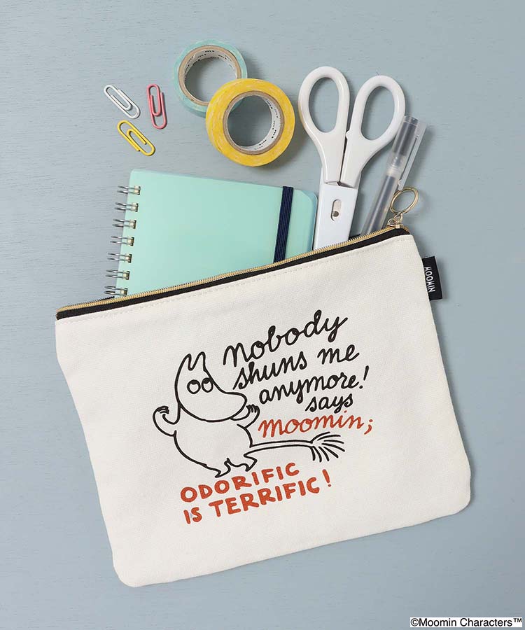 MOOMIN FINLAND COLORフラットポーチ