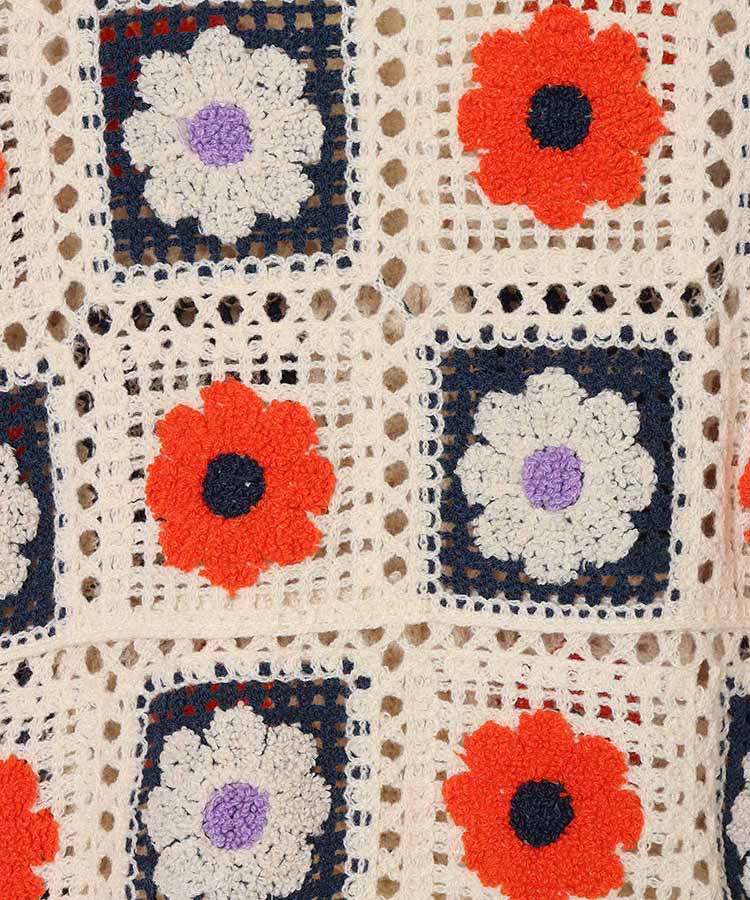 かぎ針カーディガン