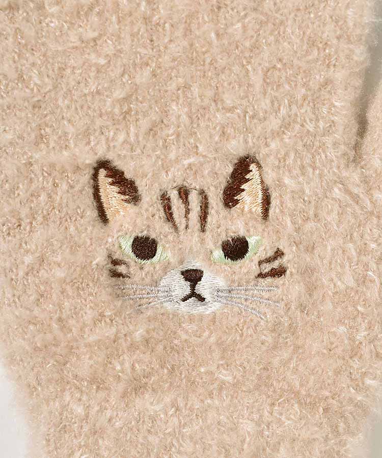 アニマル刺繍グローブ
