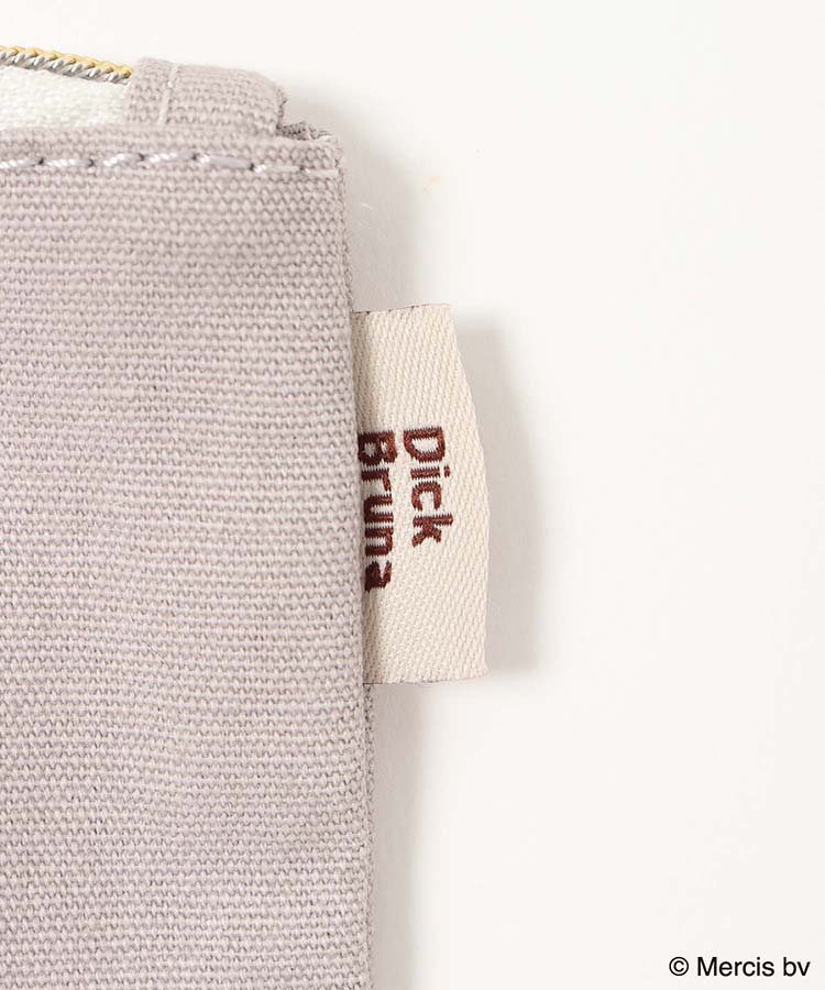 BRUNA FLUFFY APPLIQUEミニフラットポーチ