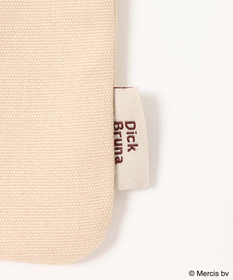 BRUNA FLUFFY APPLIQUE巾着