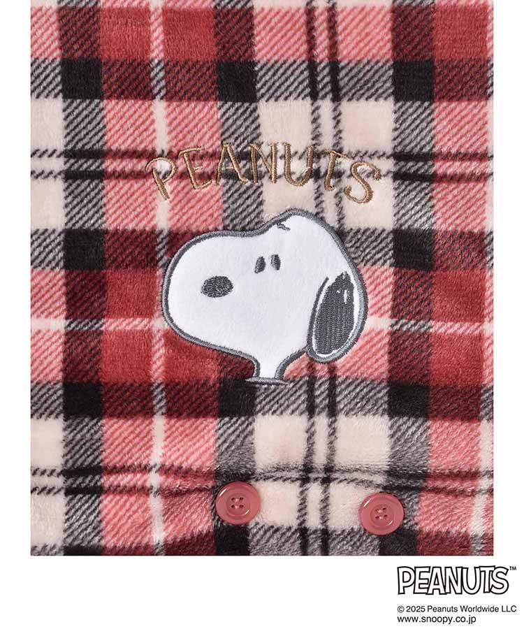 スヌーピーチェック4WAYケープボレロ