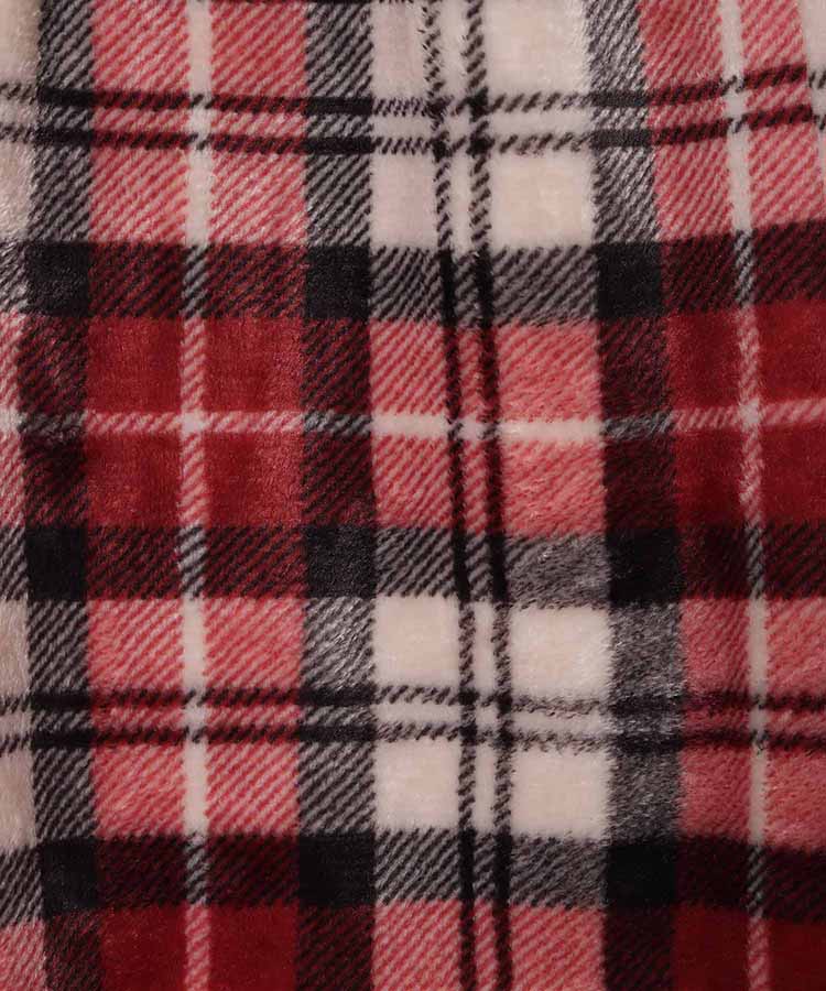 スヌーピーチェックルームウェア上下セット