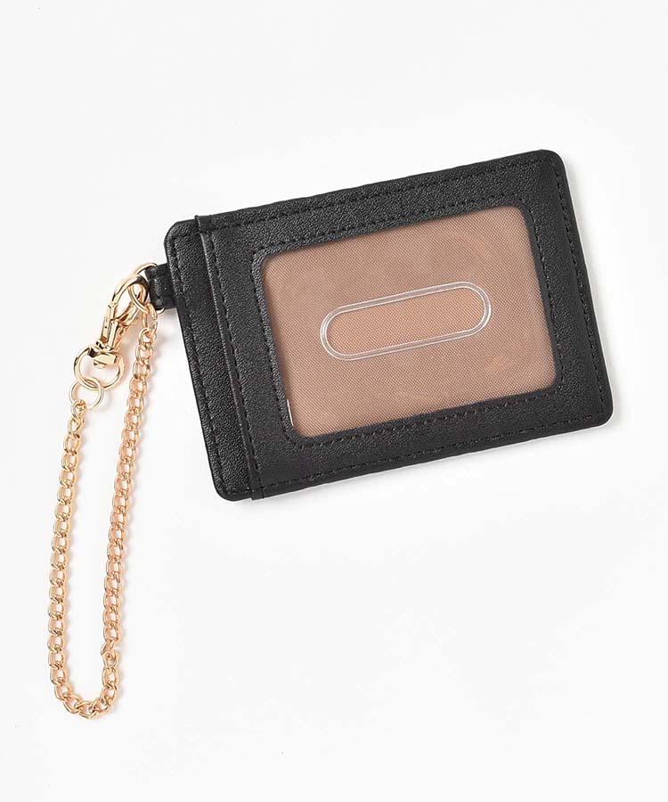 プチハート刺繍パスケース