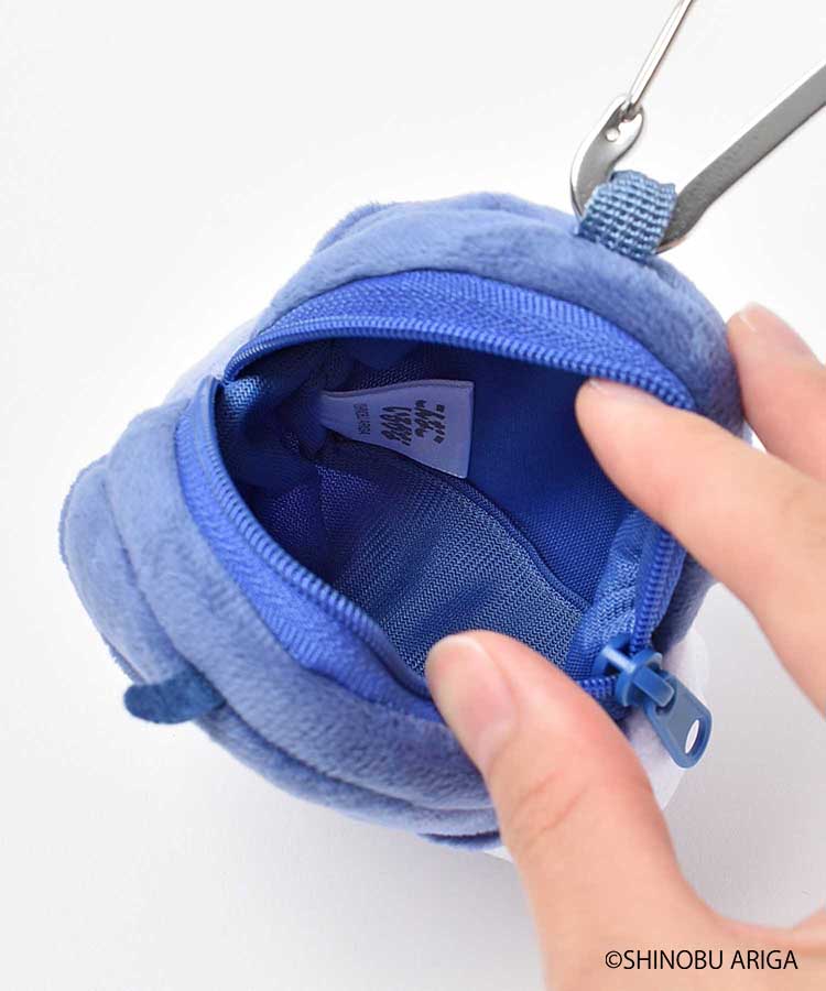 こんなこいるかなカラビナ付きぬいぐるみポーチ