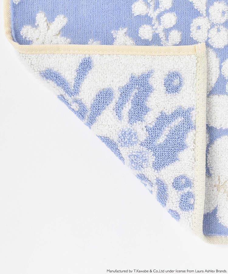 LAURA ASHLEYベアフラワータオルハンカチ