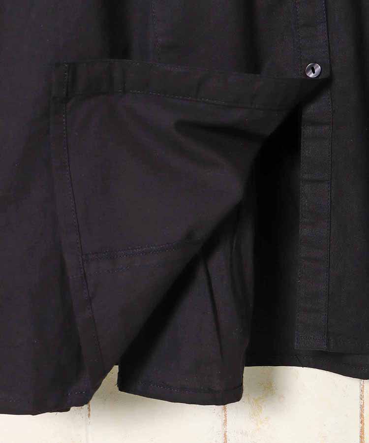 ポプリンバックティアードブラウス