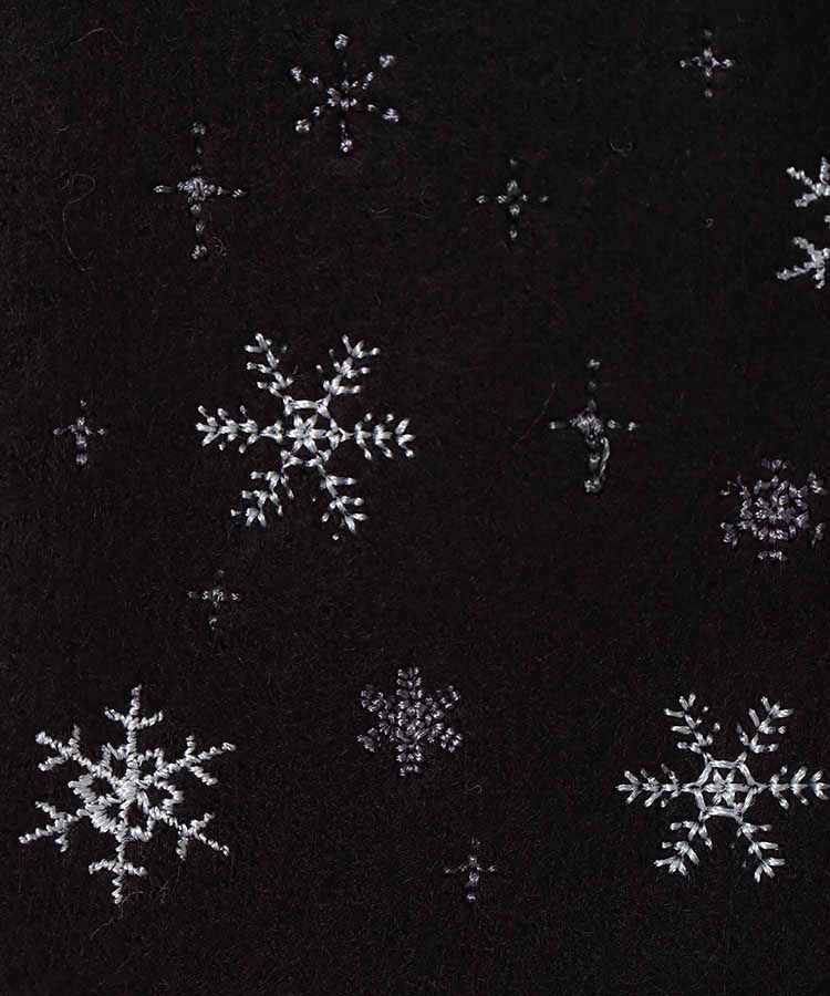 雪柄フィンガーレスグローブ