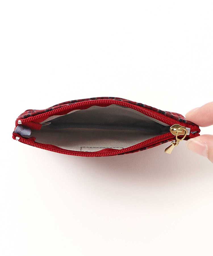 タイプライターチェック柄ティッシュポーチS