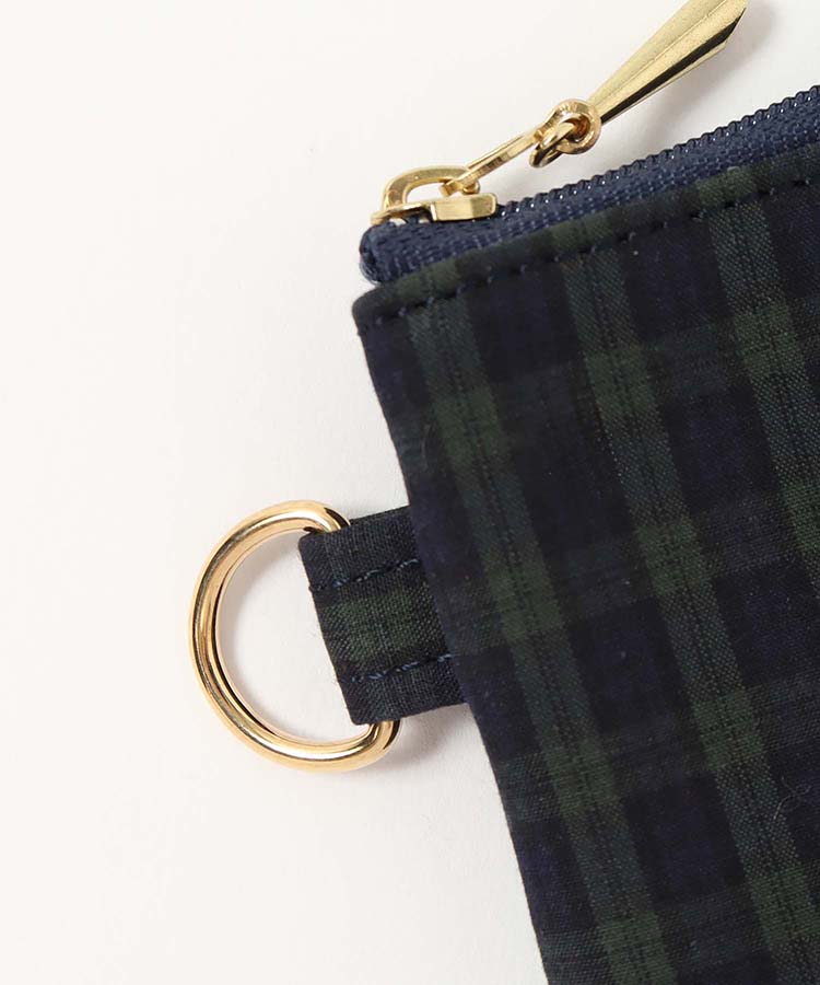 タイプライターチェック柄コインパス