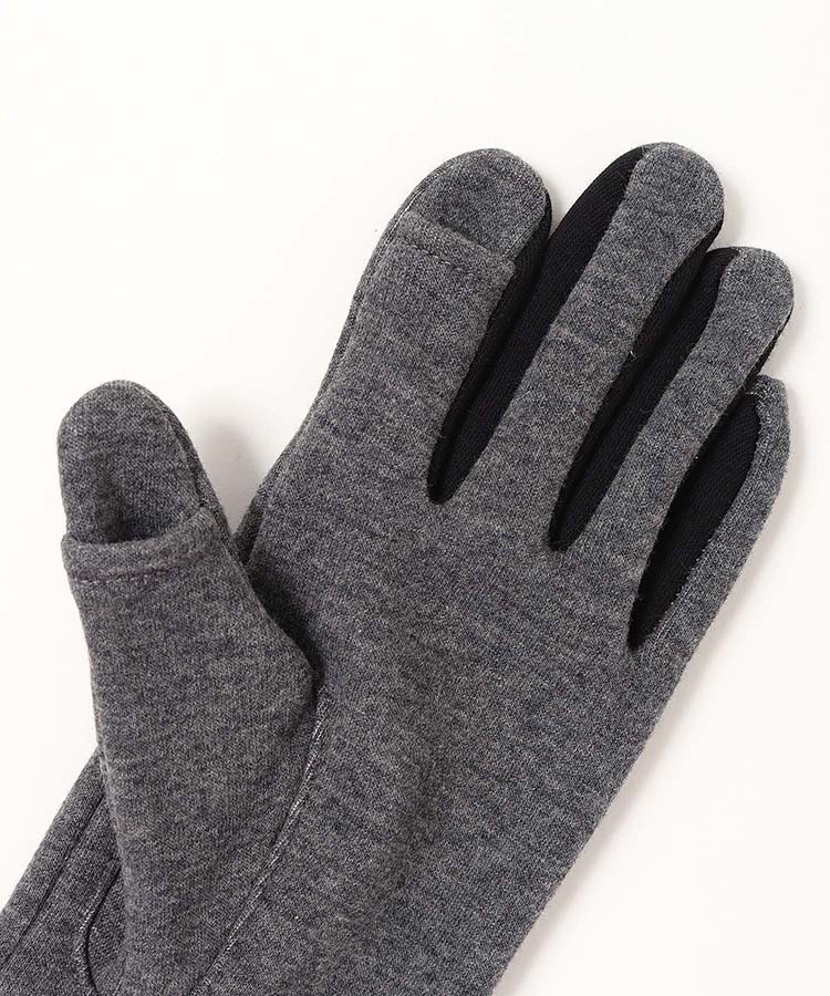 バイカラー指フードグローブ