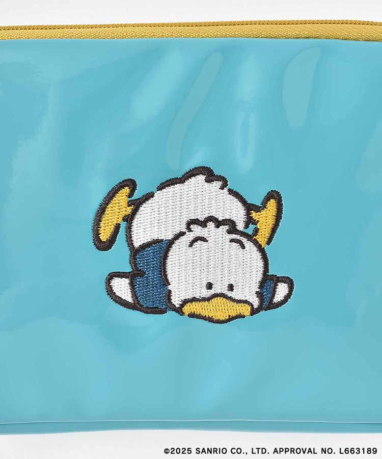 サンリオキャラクターズ エナメル風刺繍ポーチ