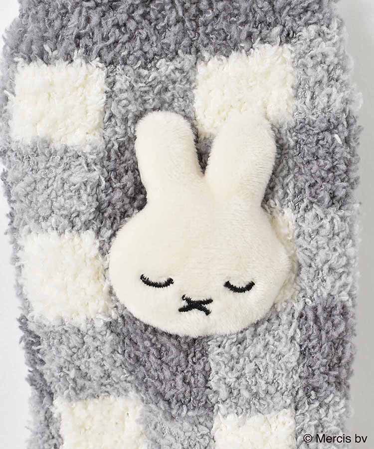 ミッフィーマスコット付ルームソックス