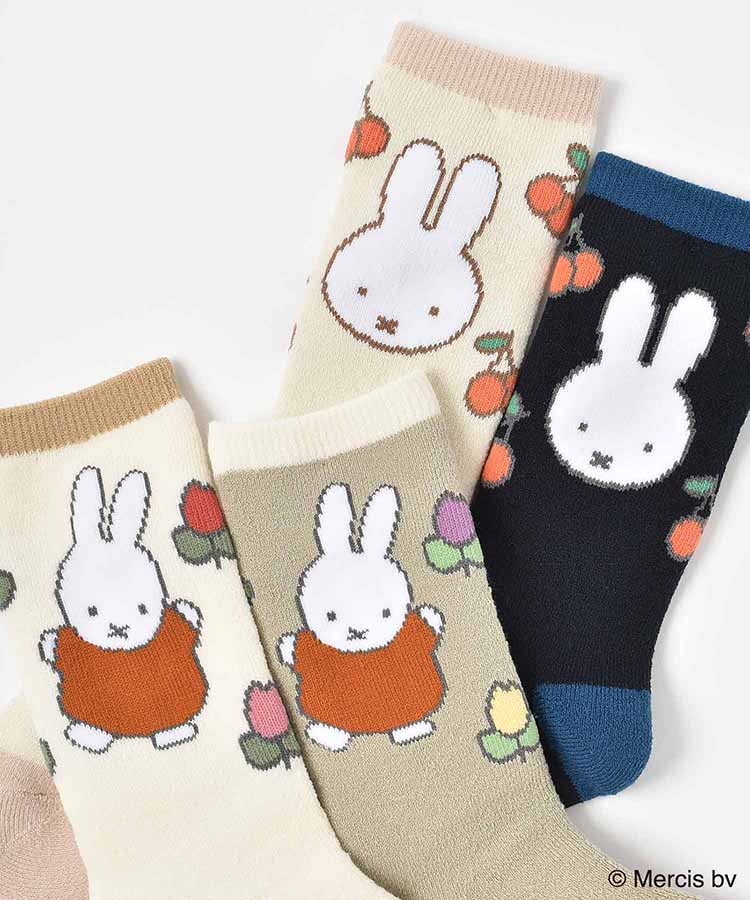 ミッフィー裏起毛ルームソックス