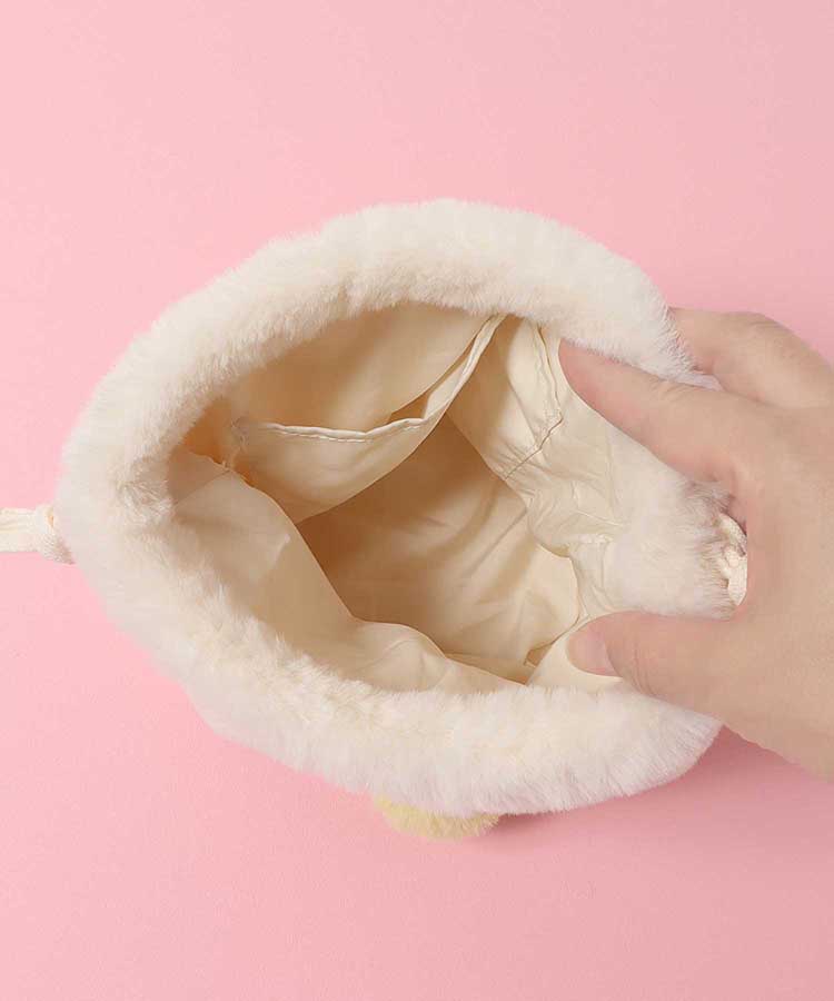 スフレベア巾着ポーチ