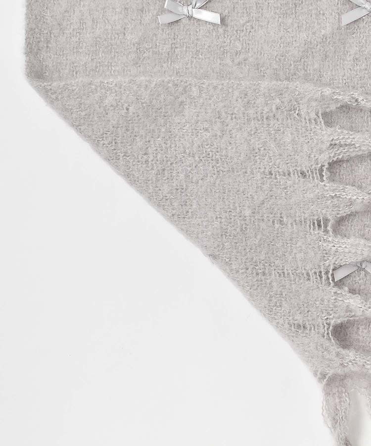 リボン付きストール