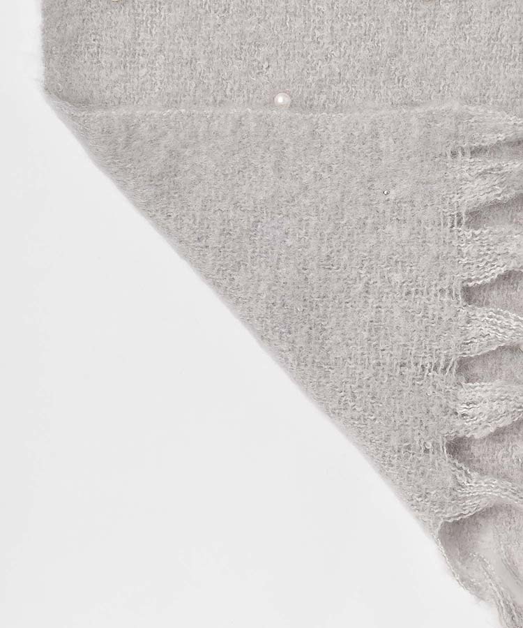 パール付きストール