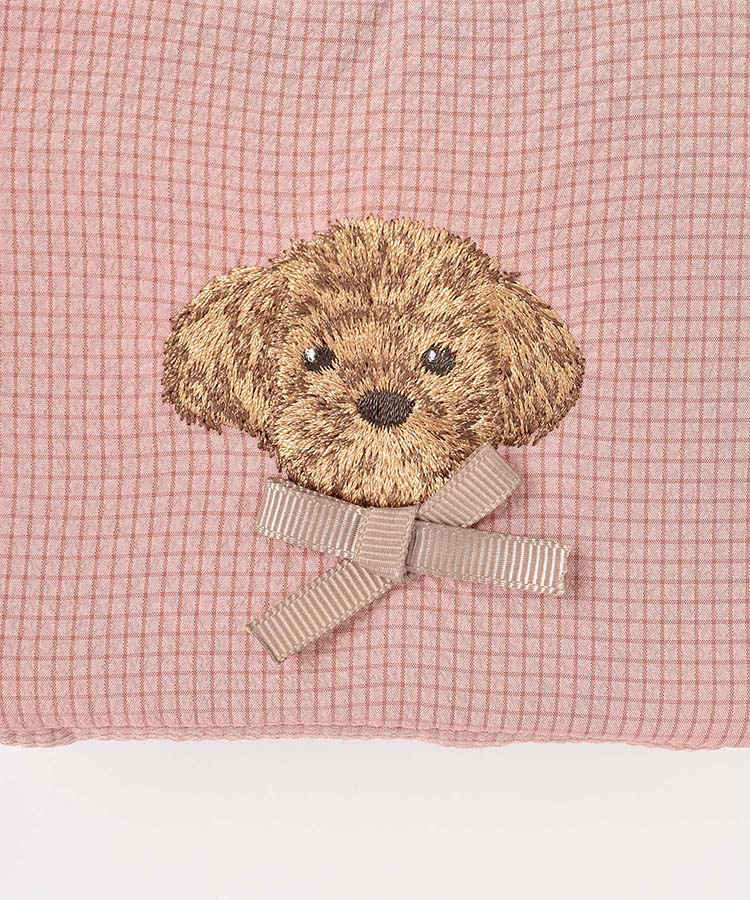 ドッグリボン多ポケットリップルポーチ