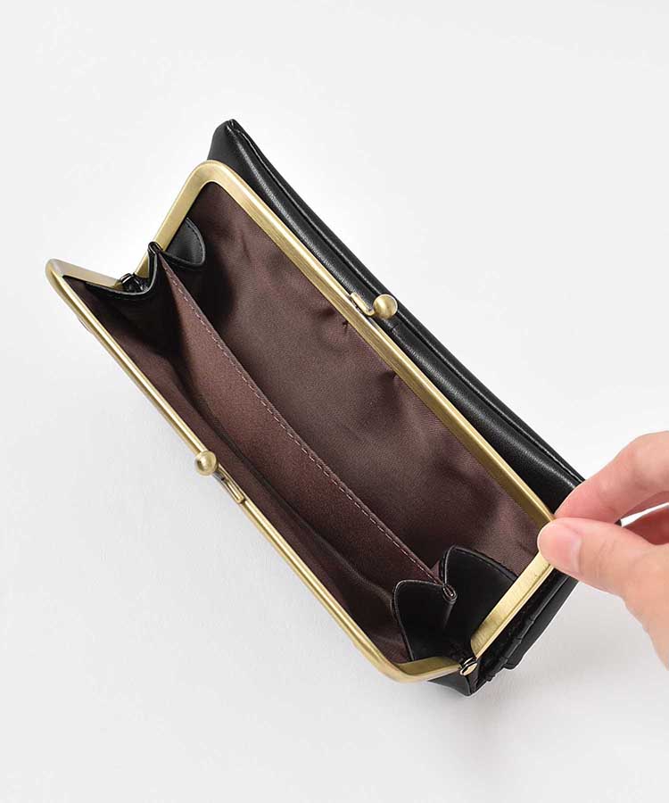 スモーキーがま口長財布